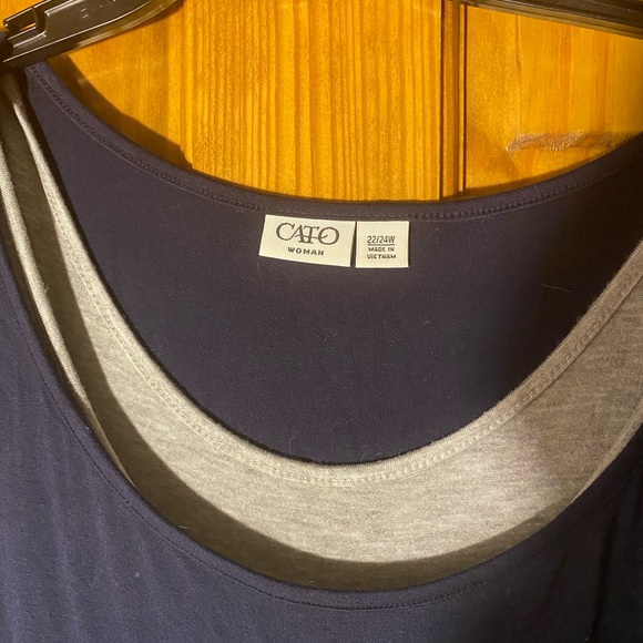 Three tier color block Maxi Dress - Picture 2 of 4